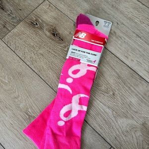 New Balance Cancer AWareness socks